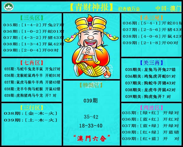 039期青财神[图]