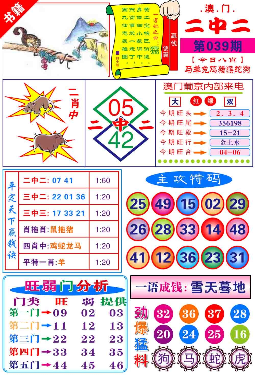 039期澳门平天下[图]