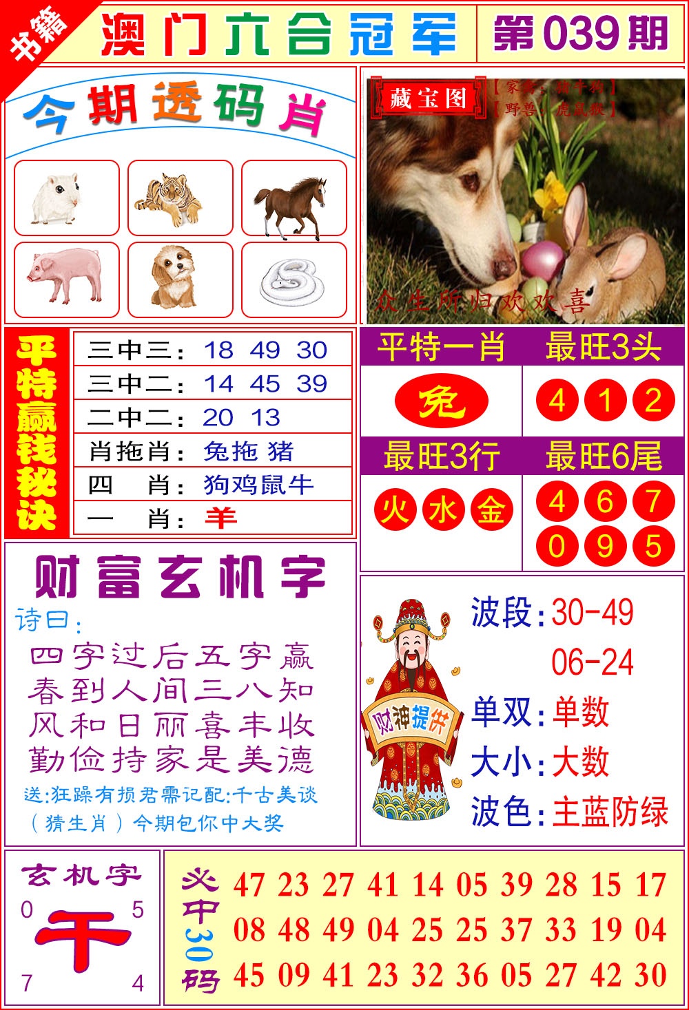 039期澳门六合冠军[图]