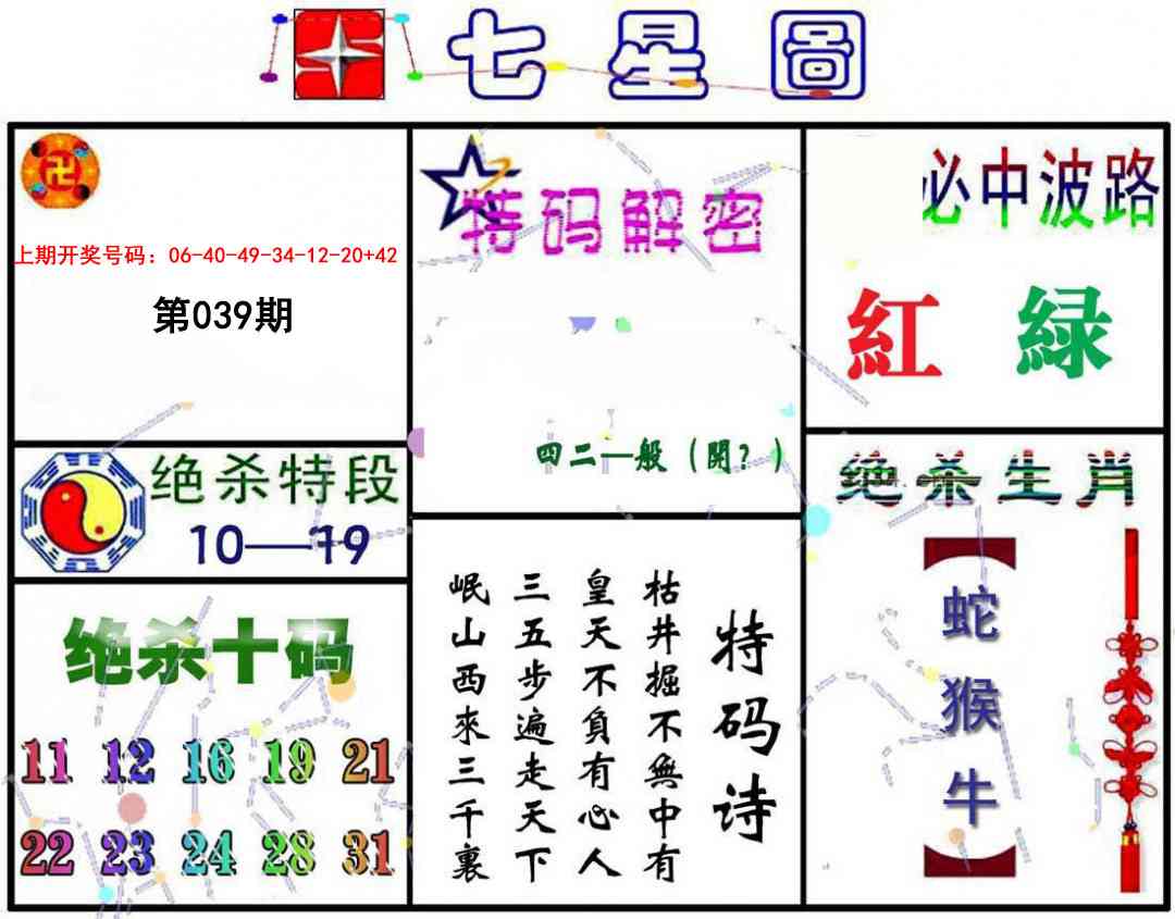 039期七星图A[图]