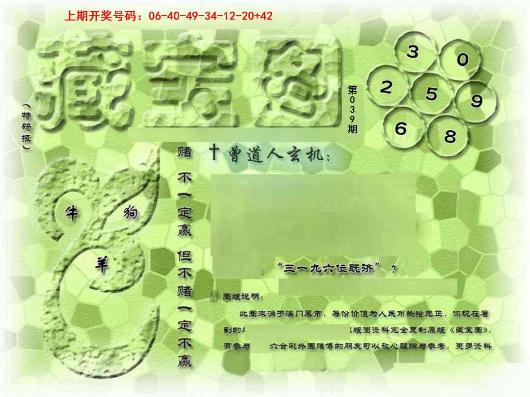 039期假新藏宝图[图]